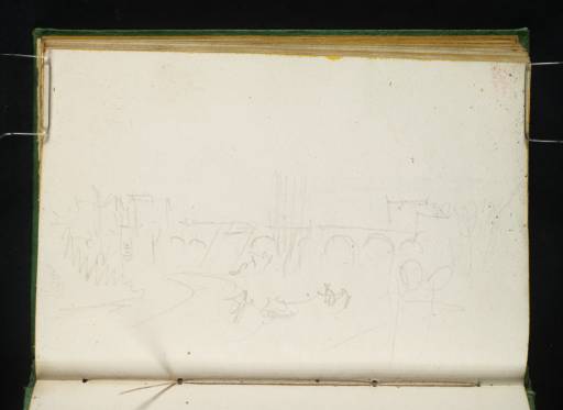 Joseph Mallord William Turner, ‘The Old Bridge at Poissy’ ?1829