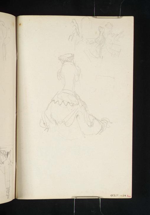Joseph Mallord William Turner, ‘A Fashionably Dressed Woman; An Elegant Company’ 1832