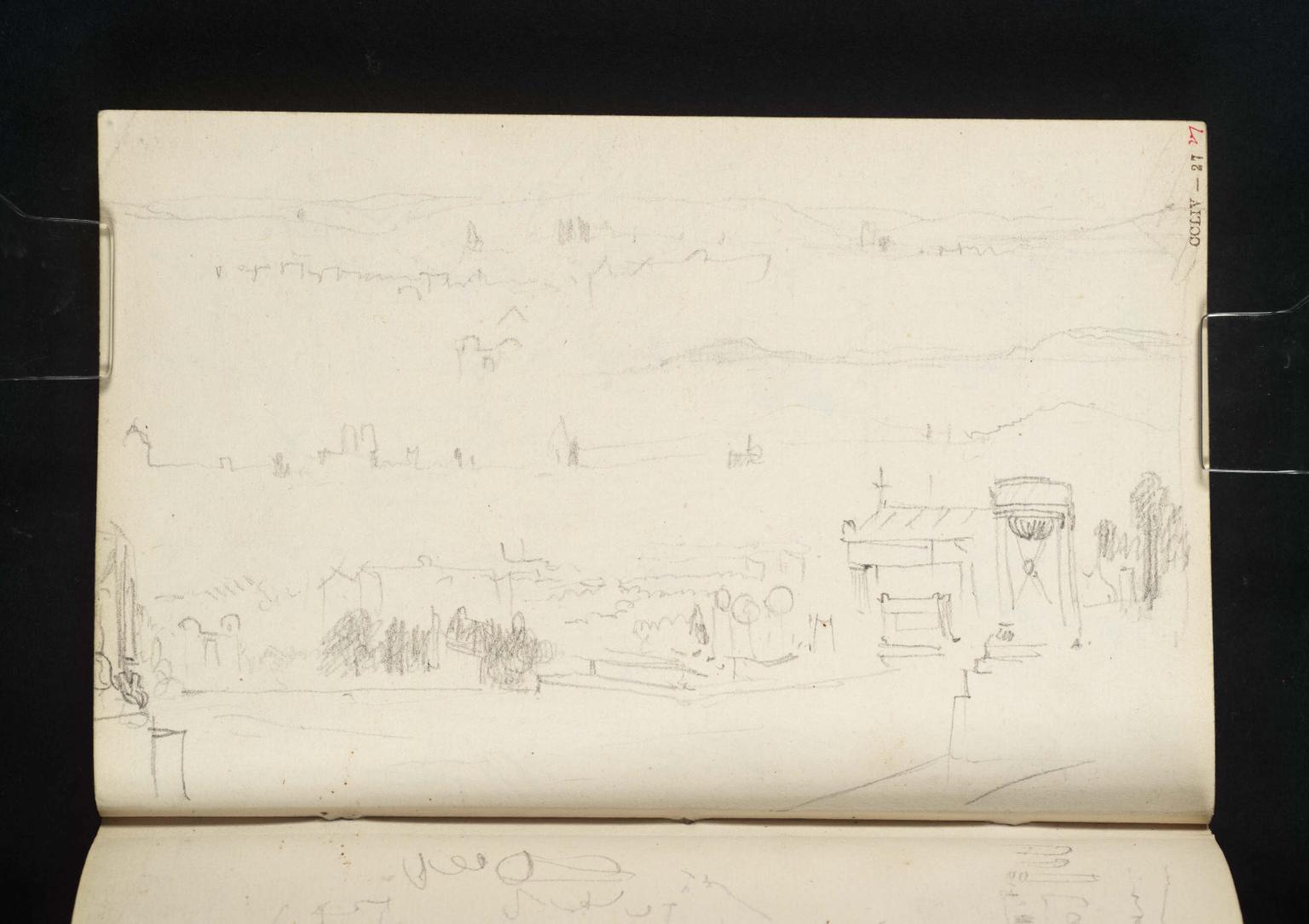 Views of Cemetery, in Distance