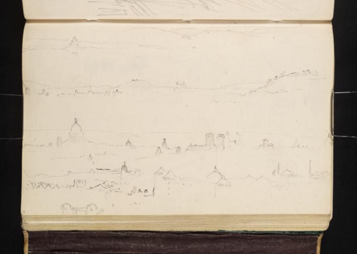 Joseph Mallord William Turner, ‘Paris ?from Père-Lachaise Cemetery’ 1832