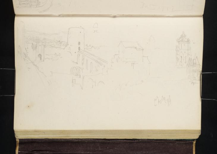 Joseph Mallord William Turner, ‘The Château de Gisors, Normandy; Church of Saint-Gervais and Saint-Protais’ 1832
