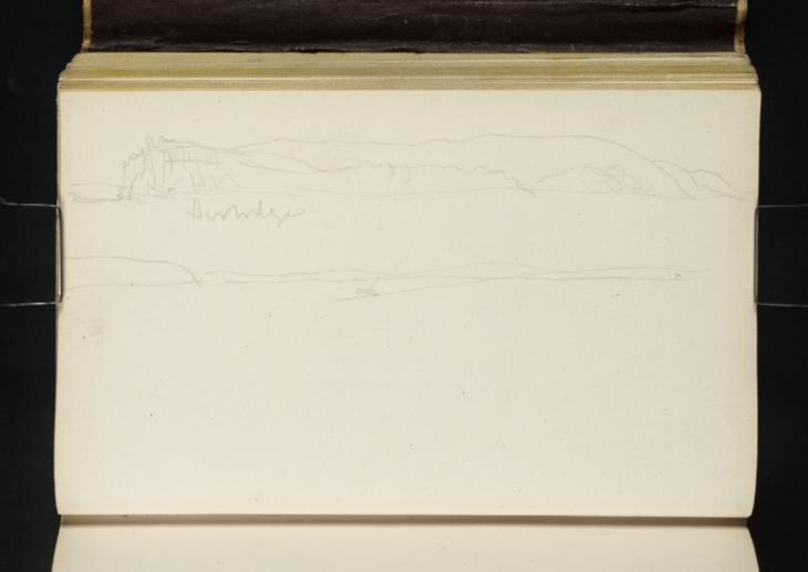 Joseph Mallord William Turner, ‘Coastal Terrain, Normandy’ 1832