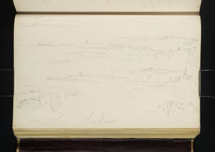 Joseph Mallord William Turner, ‘Coastal Terrain near Le Havre, Normandy’ 1832