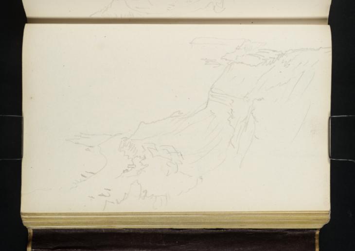 Joseph Mallord William Turner, ‘Rocky Cliffs; ?Cap de la Hève, Normandy’ 1832