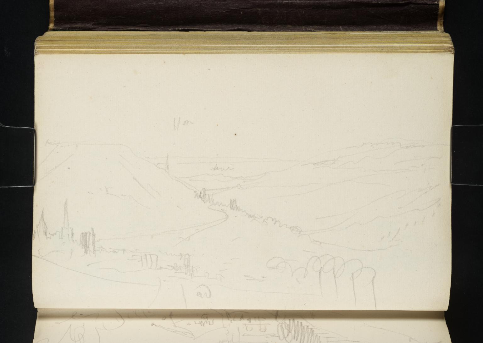 View, with Hon [Turner] (Honfleur) in Distance
