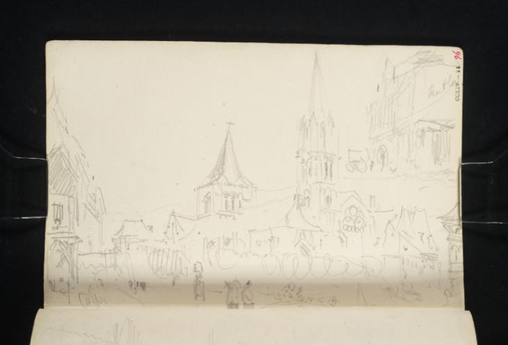 Joseph Mallord William Turner, ‘The Church of Saint-Sauveur, Montivilliers, Normandy’ 1832