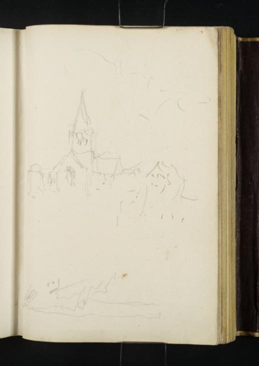 Joseph Mallord William Turner, ‘?Abbaye de Graville, Normandy’ 1832