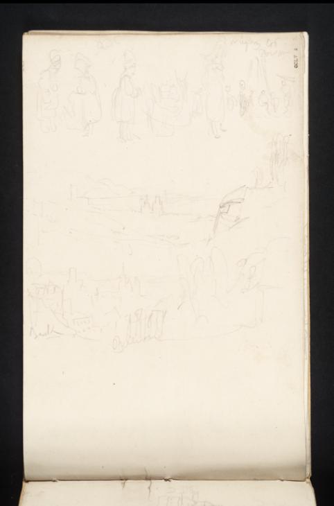 Joseph Mallord William Turner, ‘Figures; Rouen, Normandy’ 1826