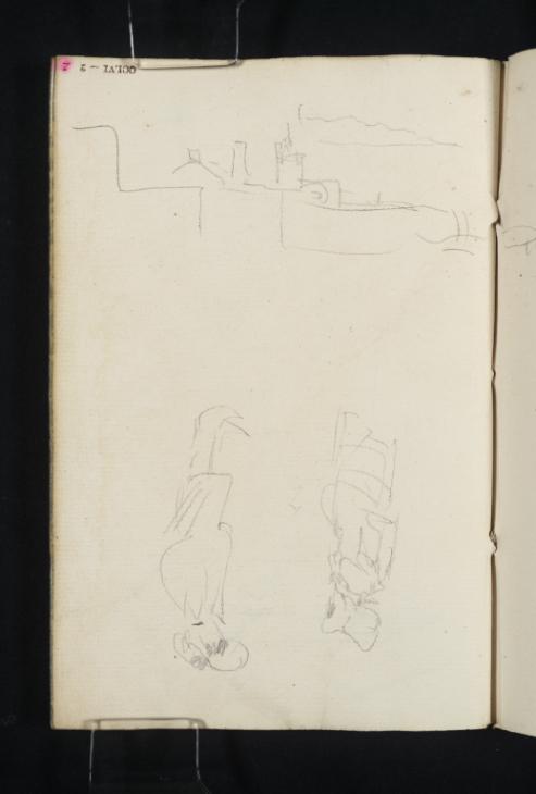 Joseph Mallord William Turner, ‘Female Figures; Buildings’ c.1826
