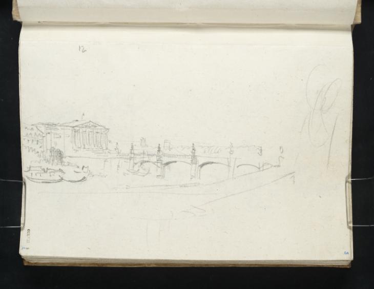 Joseph Mallord William Turner, ‘Palais Bourbon and the Pont de la Concorde, Paris’ 1832