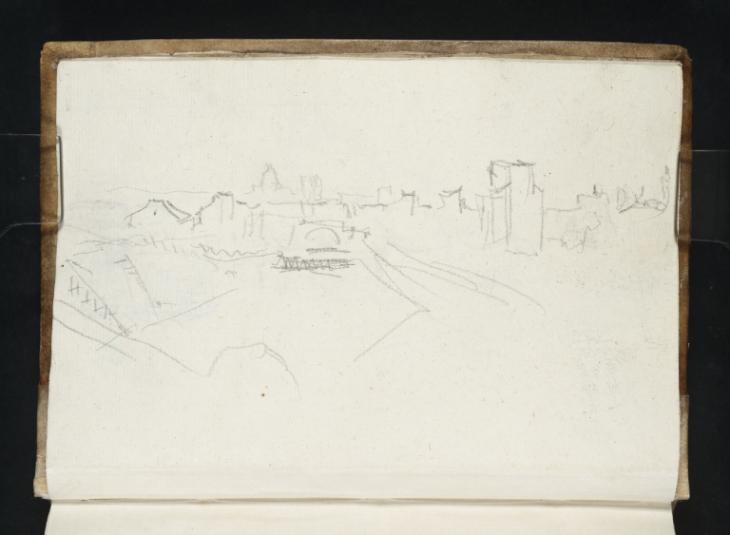 Joseph Mallord William Turner, ‘Bridge and Buildings, ?Paris’ 1832