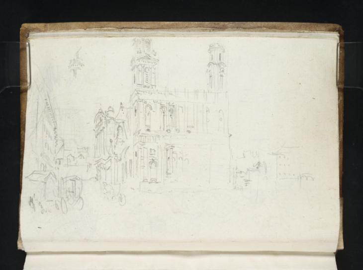 Joseph Mallord William Turner, ‘Church of Saint-Sulpice, Paris’ 1832