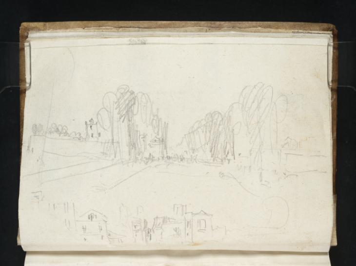 Joseph Mallord William Turner, ‘Avenue of Trees, ?Île-de-France’ 1832