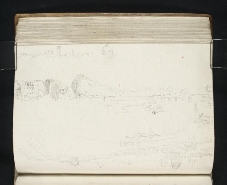 Joseph Mallord William Turner, ‘River Seine near Paris’ 1832