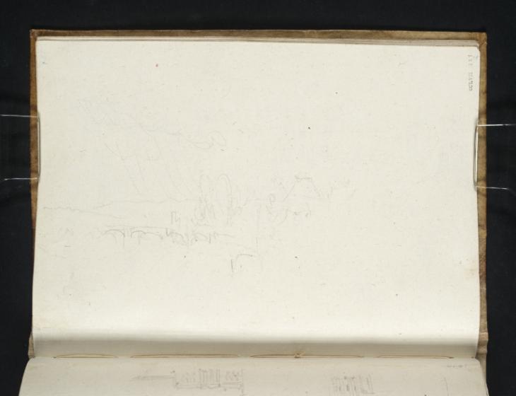 Joseph Mallord William Turner, ‘Riverside Terrain with Buildings, Northern France’ 1832
