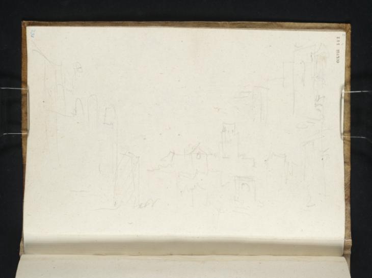Joseph Mallord William Turner, ‘Buildings and a Church, Northern France’ 1832