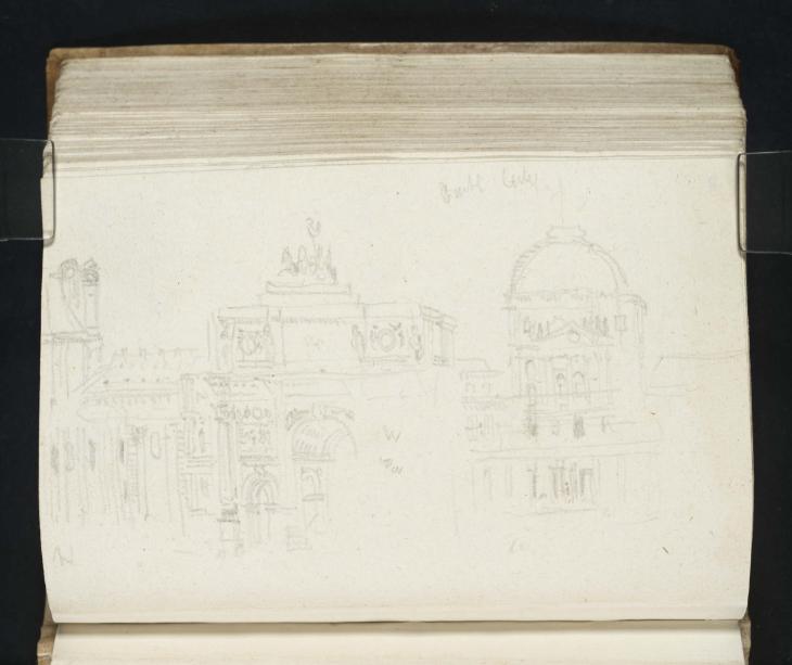 Joseph Mallord William Turner, ‘Palais des Tuileries and Arc du Carrousel, Paris’ 1832