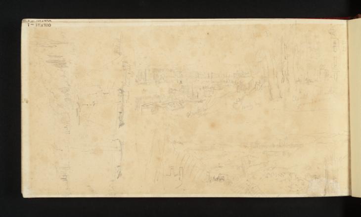 Joseph Mallord William Turner, ‘Views in Rouen: Quayside; Rouen from St Catherine's Hill; Banks of the Seine; Group of Boats on the Seine’ 1821