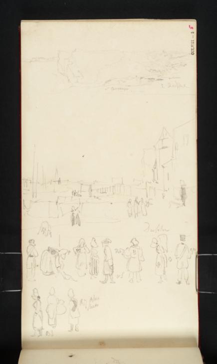 Joseph Mallord William Turner, ‘Views in and near 'Dieppe'; Also Various Figures’ 1821