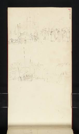 Joseph Mallord William Turner, ‘Scenes in Dieppe Harbour’ 1821