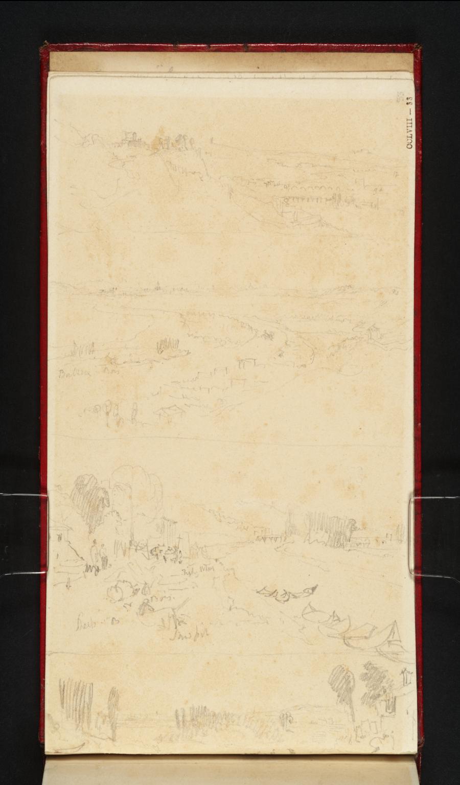 Four Sketches on the River Seine at Saint-Cloud