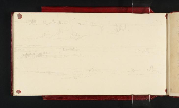 Joseph Mallord William Turner, ‘Three Panoramic Views over Paris’ 1821