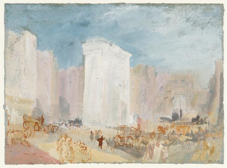 Joseph Mallord William Turner, ‘The Porte Saint-Denis, Paris’ c.1833