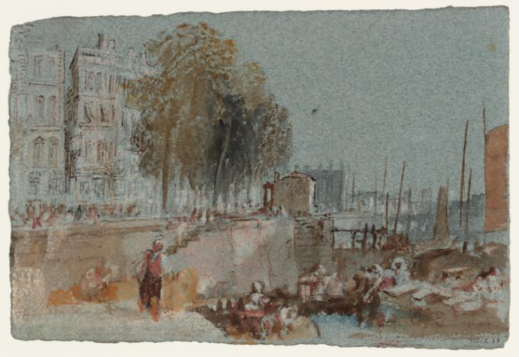 Joseph Mallord William Turner, ‘Quai de la Fosse, Nantes’ c.1826-8