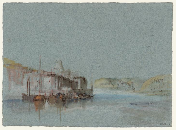 Joseph Mallord William Turner, ‘Quillebeuf, Normandy’ c.1832