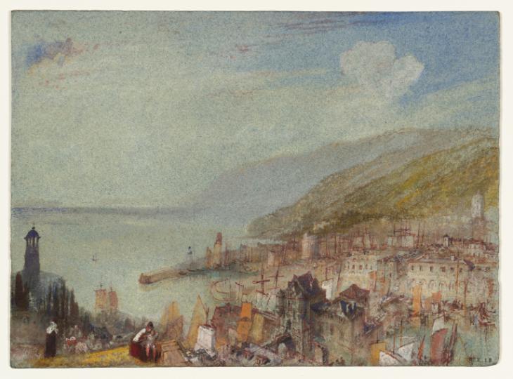 Joseph Mallord William Turner, ‘Honfleur, Normandy from the West’ c.1832