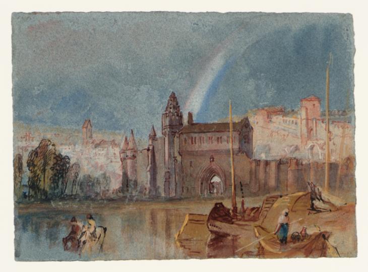 Joseph Mallord William Turner, ‘Abbey of Marmoutier, near Tours’ c.1826-8