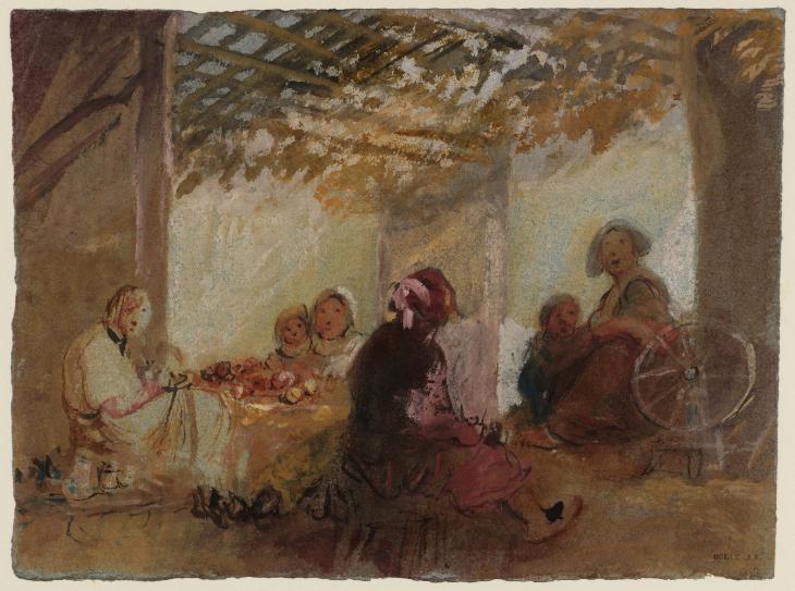 Joseph Mallord William Turner, ‘Peasant Family, Northern France ’ c.1826-8