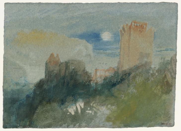Joseph Mallord William Turner, ‘The Castle at Tancarville, Normandy’ c.1832