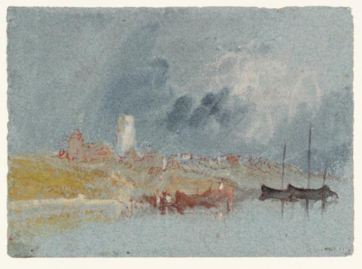 Joseph Mallord William Turner, ‘?Béhuard, near Angers’ c.1826-8