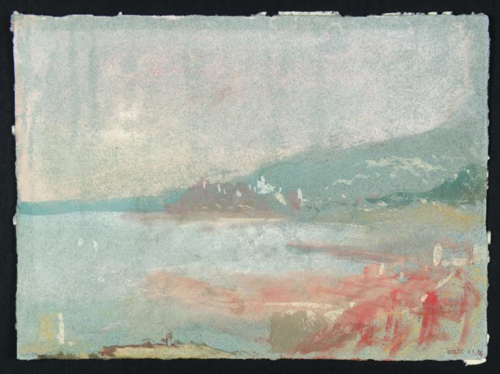 Joseph Mallord William Turner, ‘Coastal Terrain, ?South of France or Italy’ c.1830