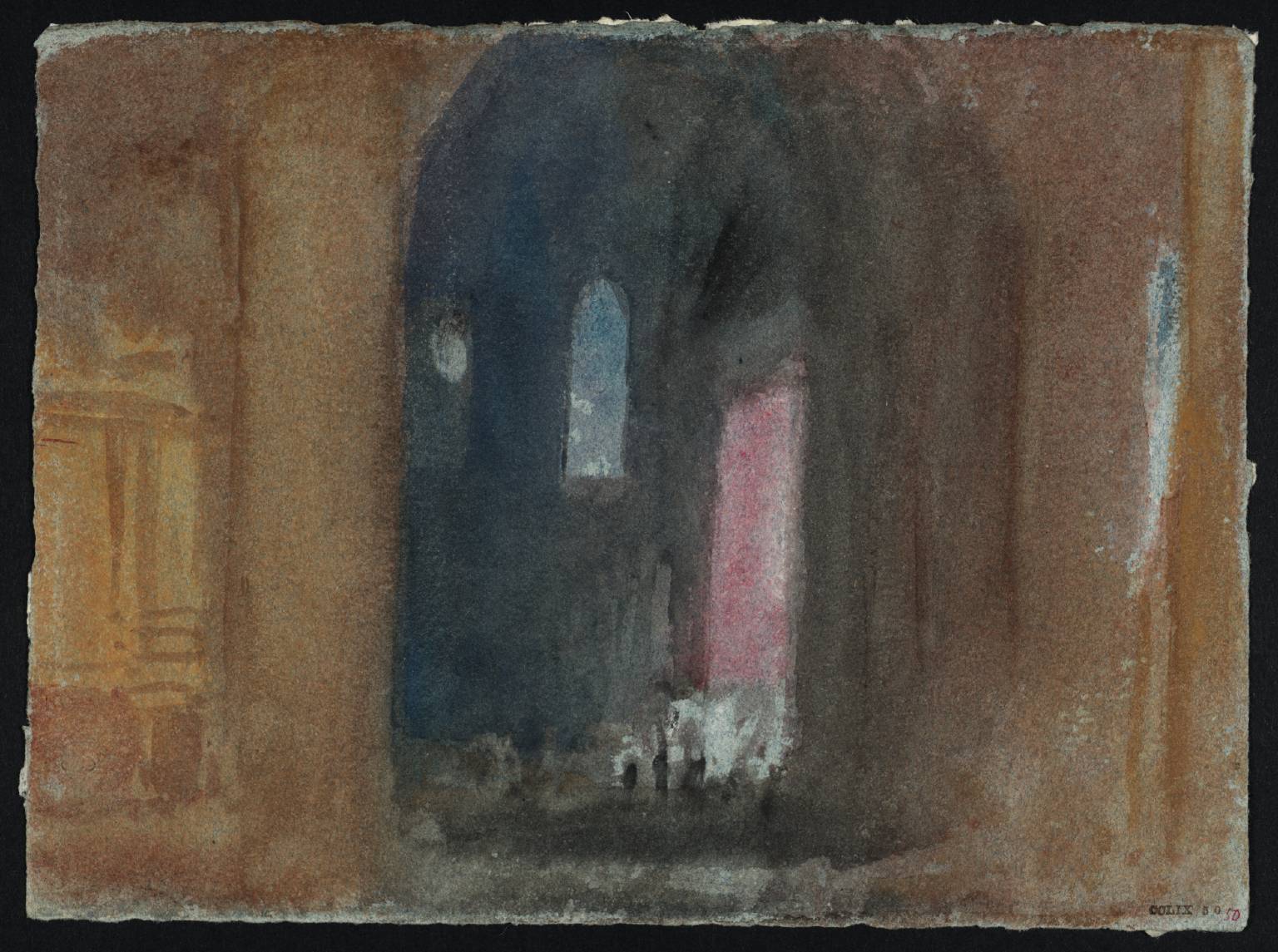 Interior of Church: Evening
