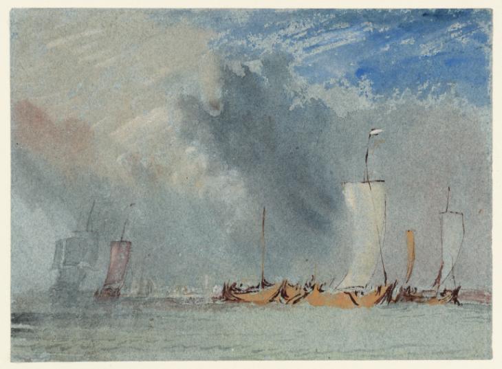 Joseph Mallord William Turner, ‘Loire Barges, near Nantes’ c.1826-8