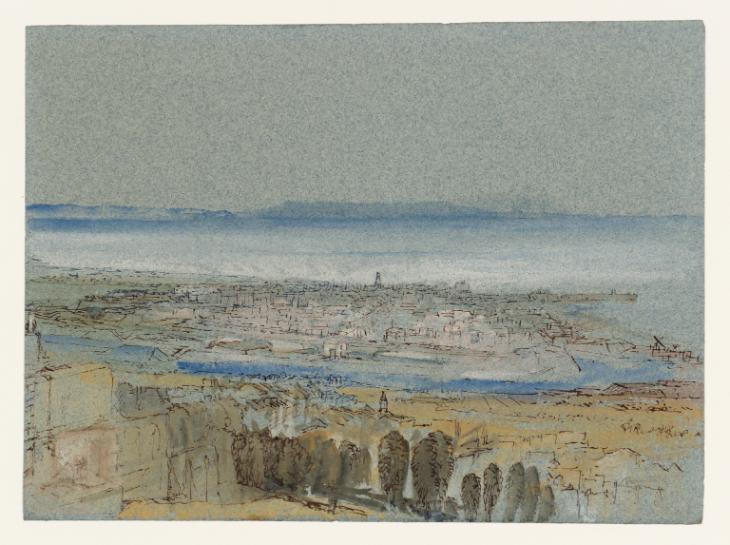 Joseph Mallord William Turner, ‘Le Havre from Sainte-Adresse, Normandy’ c.1832