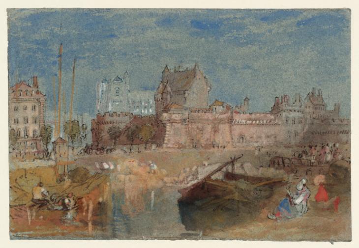 Joseph Mallord William Turner, ‘Château and Cathedral, Nantes’ c.1828