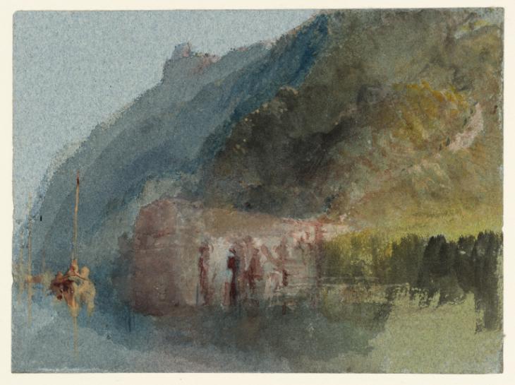 Joseph Mallord William Turner, ‘Ruined Péage near Champtoceaux, Loire Valley’ c.1826-8