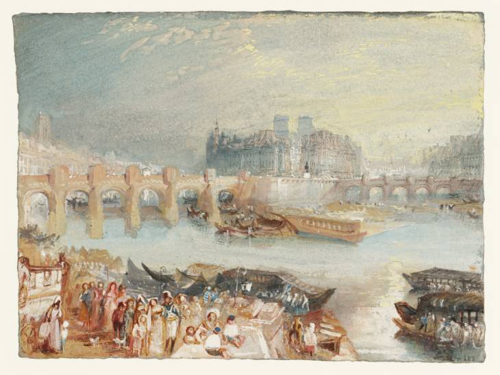 Joseph Mallord William Turner, ‘Paris: The Pont Neuf and the Ile de la Cité’ c.1833