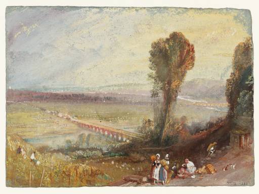 Joseph Mallord William Turner, ‘Bridges of St-Cloud and Sèvres’ c.1833