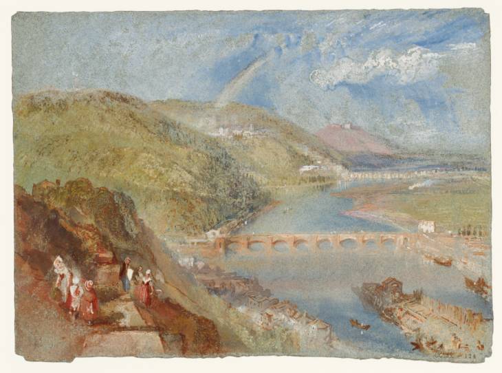 Joseph Mallord William Turner, ‘Bridge of St-Cloud from Sèvres’ c.1833