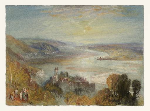 Joseph Mallord William Turner, ‘Tancarville, with the Town of Quillebeuf in the Distance ('Back View')’ c.1832