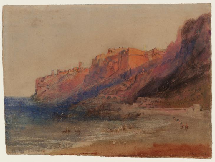 Joseph Mallord William Turner, ‘Fortifications on the ?Italian Coast’ c.1828-37