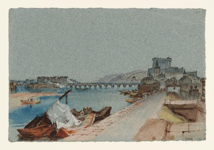 Joseph Mallord William Turner, ‘Saumur, Loire Valley’ c.1828