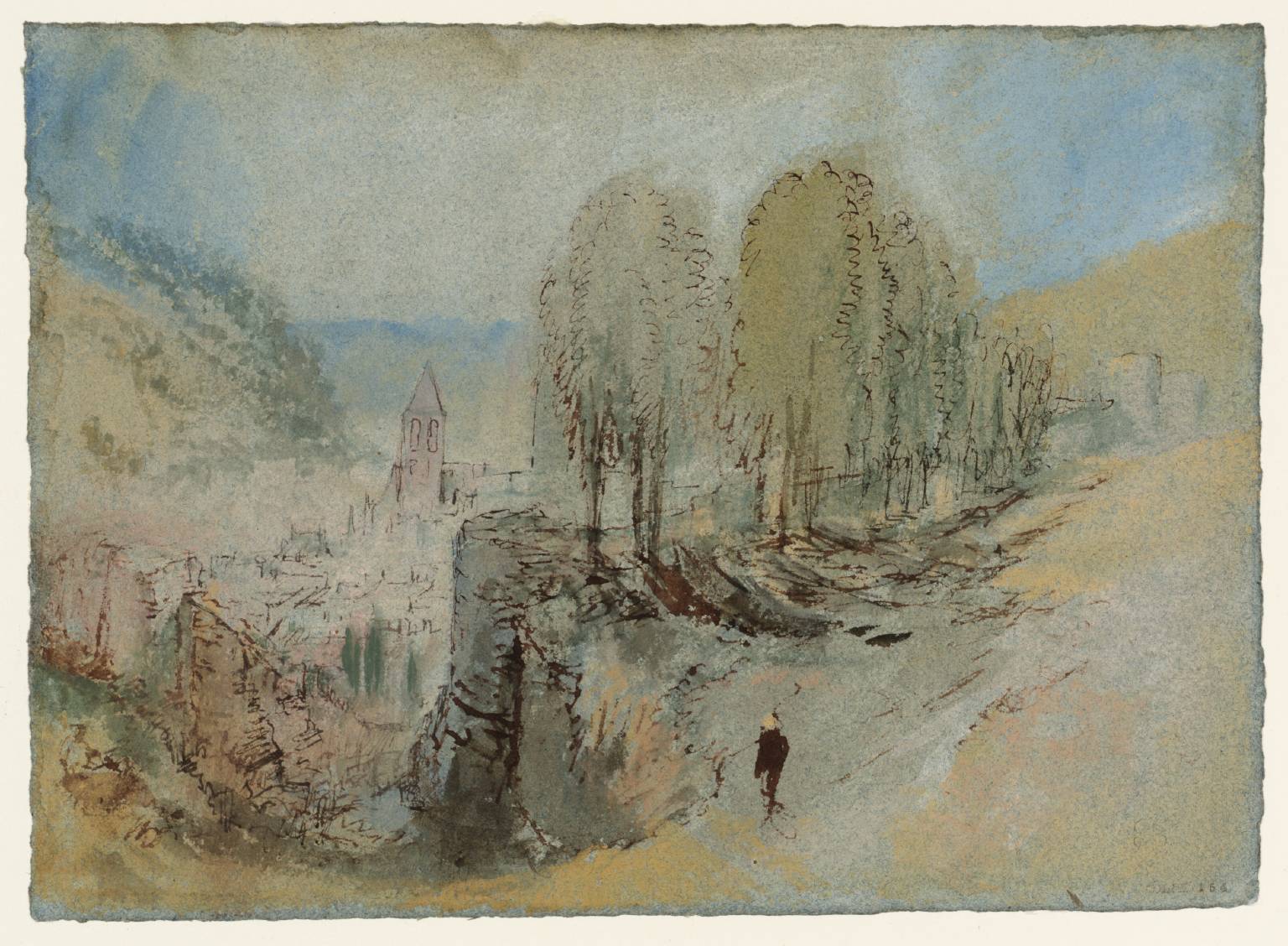 Scene on ?Meuse or Moselle