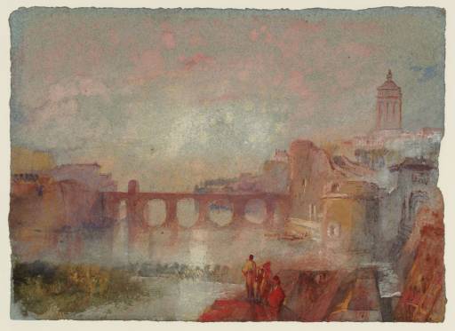 Joseph Mallord William Turner, ‘Mézières, with the Pont de Pierre and Church of Notre-Dame’ c.1839