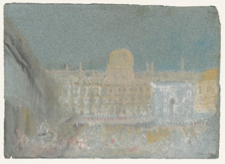 Joseph Mallord William Turner, ‘The Palais des Tuileries and the Arc du Carrousel, Paris’ c.1833