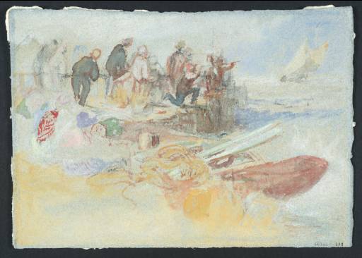 Joseph Mallord William Turner, ‘Fishermen on the Look-Out’ c.1830-5